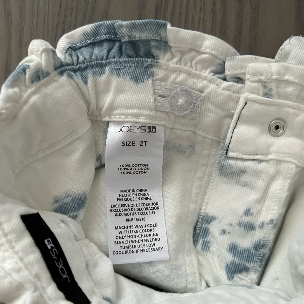 JOE'S JEANS GIRL'S THE MARIA TIE DYE DENIM SHORTS